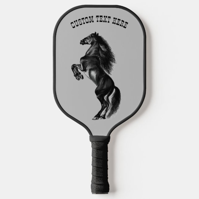 Palas De Pickleball Rearing Horse Pickleball Paddle with Personalizado (Anverso)