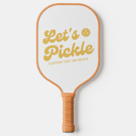 Palas De Pickleball Recojemos el texto personalizado de Guay Retro