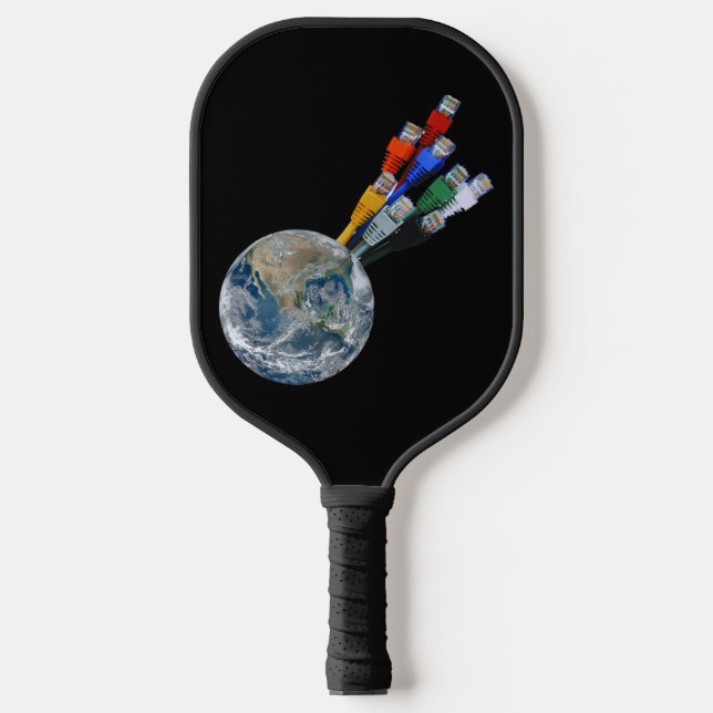 Palas De Pickleball Red Ethernet conectada a la Tierra (Anverso)