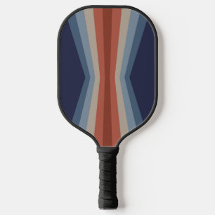 Palas De Pickleball Reflejo arcoiris en estilo retro