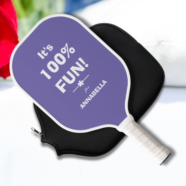 Palas De Pickleball Regalo De Fitness Para Ella, Moda Personalizada Az (Fitness Gift For Her - Personalized Chic Blue and  White Pickleball Paddle.)