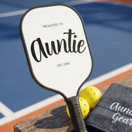 Palas De Pickleball Regalo de Revelación de Embarazo de Tía Promovida