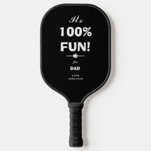 Palas De Pickleball REGALO Rústico PARA DAD Nombre de guión moderno Cl