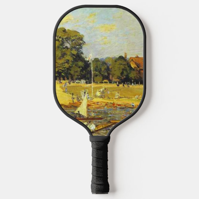 Palas De Pickleball Regatta en Hampton Court Alfred Sisley Poster (Anverso)