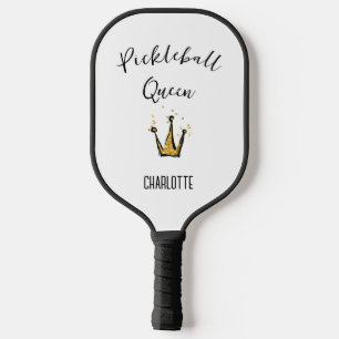 Palas De Pickleball Reina del baloncesto   Nombre personalizado de la 