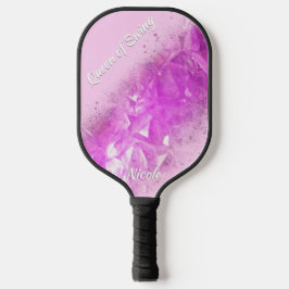 Palas De Pickleball Reina Del Swing Spray de Gemas Moradas