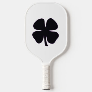 Palas De Pickleball remo de bola blanca de enganche negro