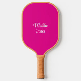 Palas De Pickleball remo de bola de pepinillo rosa personalizado
