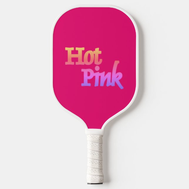 Palas De Pickleball remo de pickleball rosado caliente (Anverso)