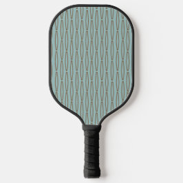 Palas De Pickleball Repetición geométrica de azul pálido