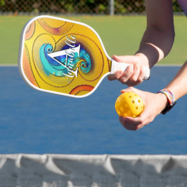 Palas De Pickleball Resumen de joyas modernas y metal de oro