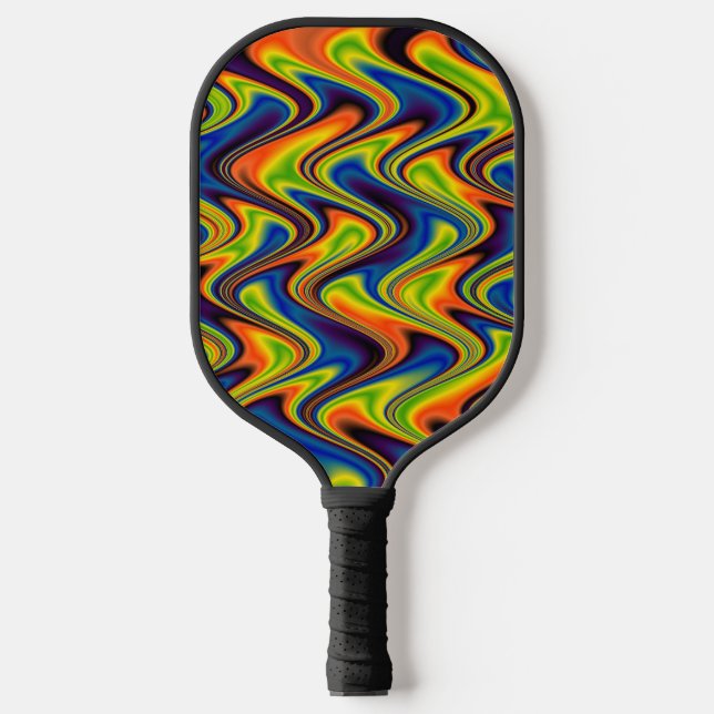 Palas De Pickleball Resumen de Wavy Multicolor (Anverso)