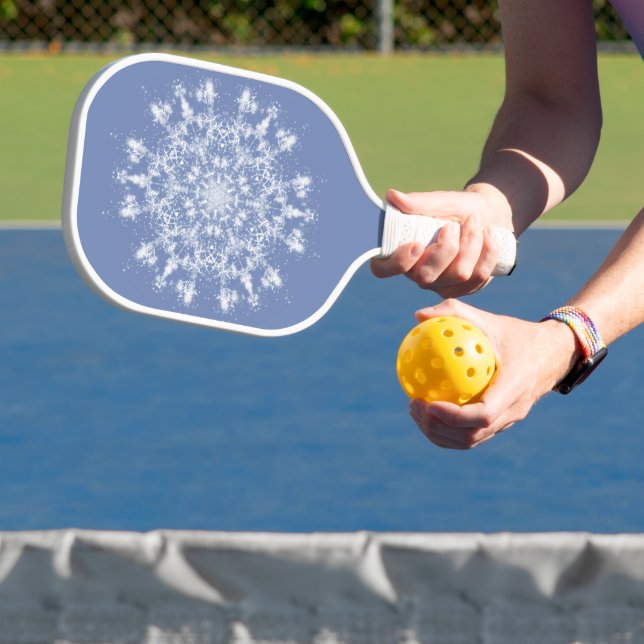 Palas De Pickleball Resumen del pastel de nieve fractal de Lacy sobre  (in situ)