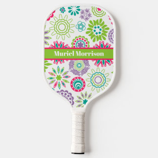 Palas De Pickleball Resumen Floral Pickleball Princesa Pickleball Pad