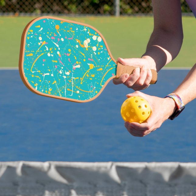 Palas De Pickleball Resumen Paint Splash (in situ)