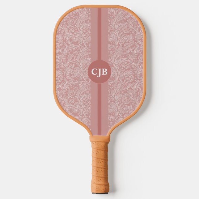 Palas De Pickleball Resumen personalizado de Rubor Pink (Anverso)