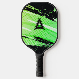 Palas De Pickleball Resumen Personalizado Primer Divertido Verde y Neg