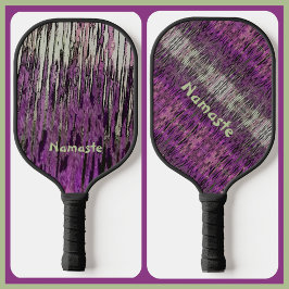 Palas De Pickleball Resumen rosa magenta morado y verde