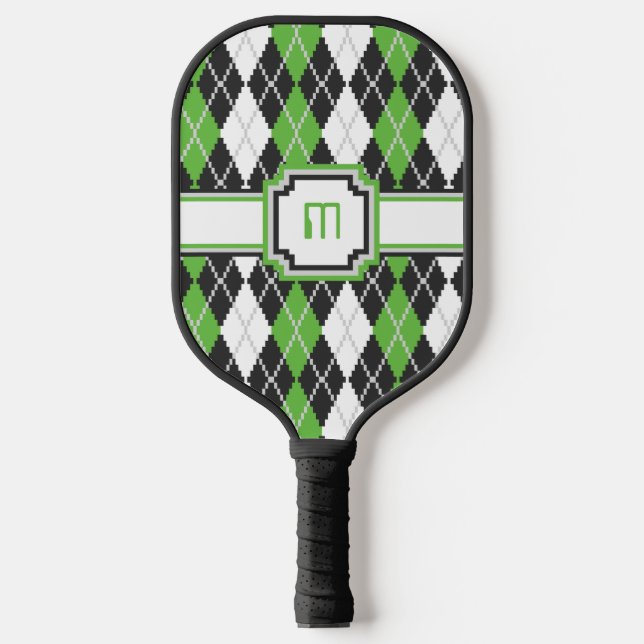 Palas De Pickleball Retro Argyle (Anverso)