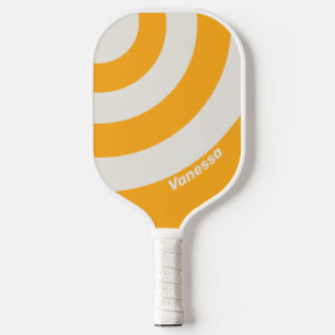 Palas De Pickleball Retro Besado por el Sol Tres Círculos de Raya con 