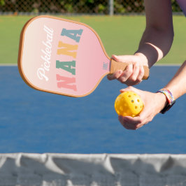 Palas De Pickleball Retro Boho Colores Nana Personalizados