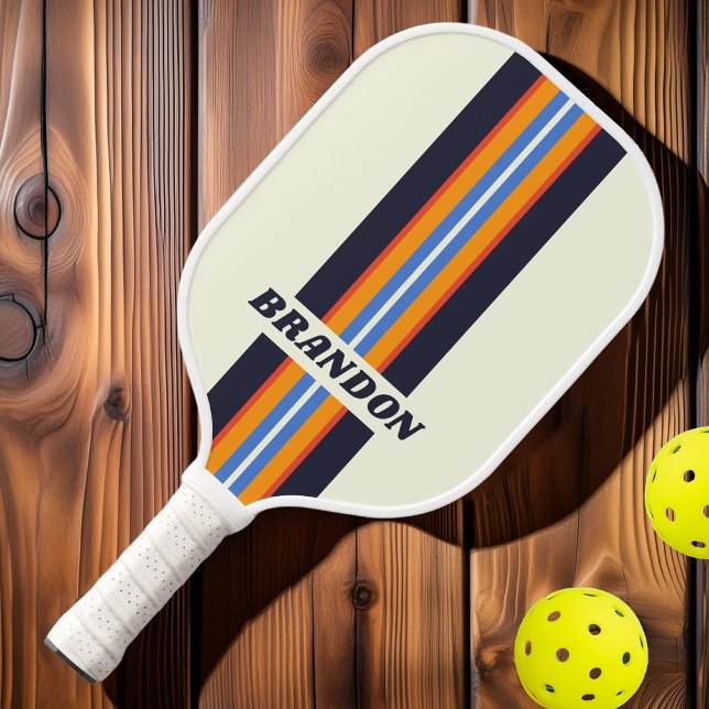 Palas De Pickleball Retro cinco bandas de concentración con nombre (Subido por el creador)