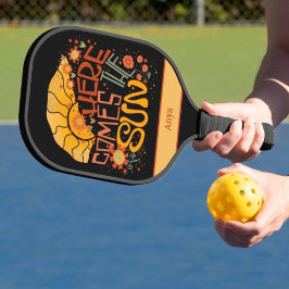 Palas De Pickleball Retro Cones de la Inespiritualidad del Sol Moderno