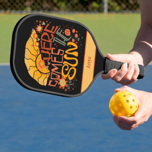 Palas De Pickleball Retro Cones de la Inespiritualidad del Sol Moderno
