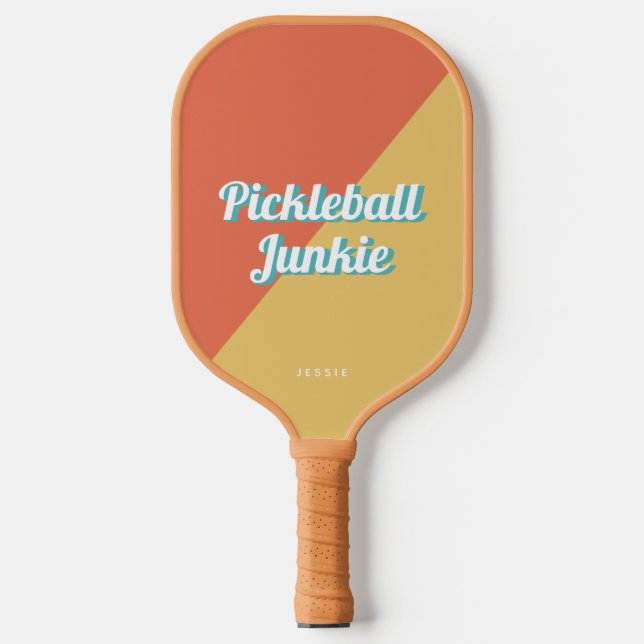 Palas De Pickleball Retro Funny Paddle Personalizado De Bolas De Pickl (Anverso)