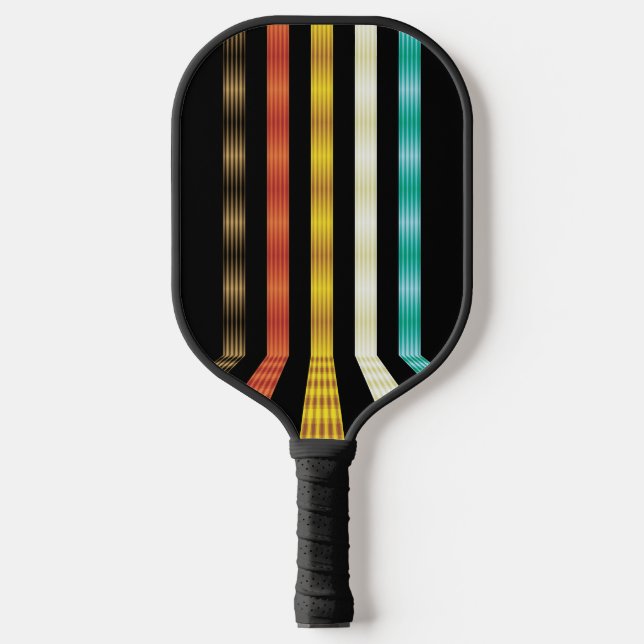 Palas De Pickleball Retro Futurista Personalizado (Anverso)