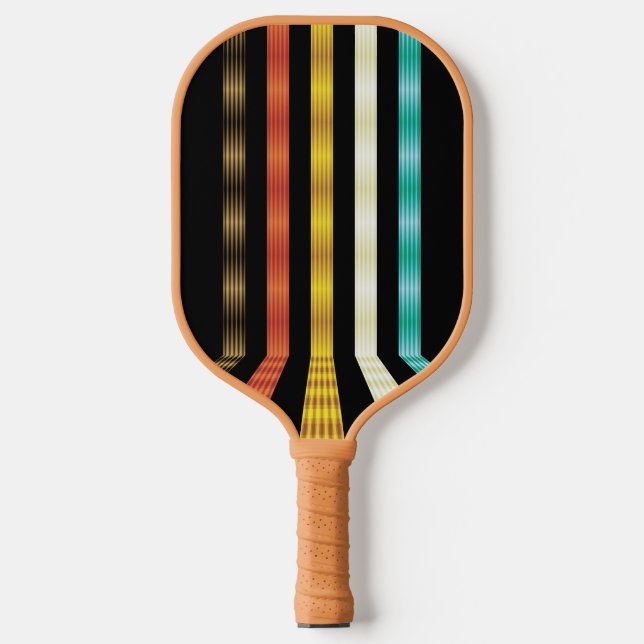 Palas De Pickleball Retro Futurista Personalizado (Anverso)