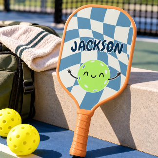 Palas De Pickleball Retro Kids Pickleball Nombre y Apodo Personalizado