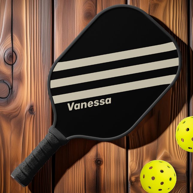Palas De Pickleball Retro Medianoche Tres bandas con nombre (Subido por el creador)