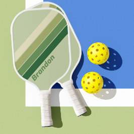 Palas De Pickleball Retro Moss Rainbow con nombre
