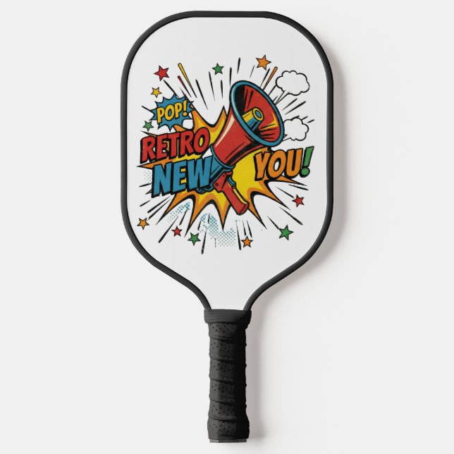 Palas De Pickleball Retro New You: Minimalist Geometric Revival (Anverso)