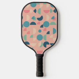 Palas De Pickleball Retro Pink Colorful Moderno Tribal Geométrica