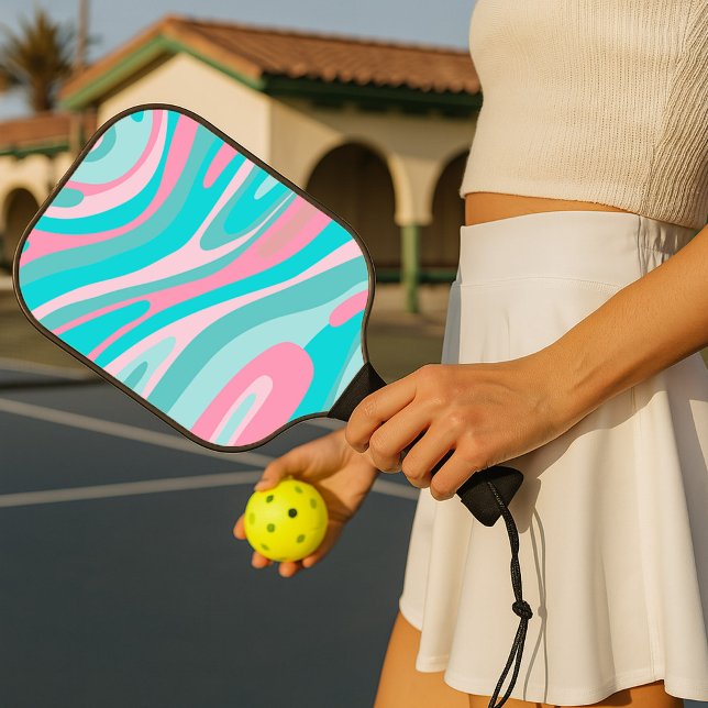 Palas De Pickleball Retro Rosa Acuática  (Subido por el creador)