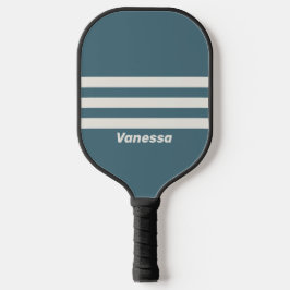 Palas De Pickleball Retro Slate Gray 3 a través de bandas con nombre