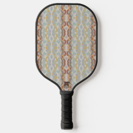 Palas De Pickleball Retro Summer Geometric Color Block Pattern Design