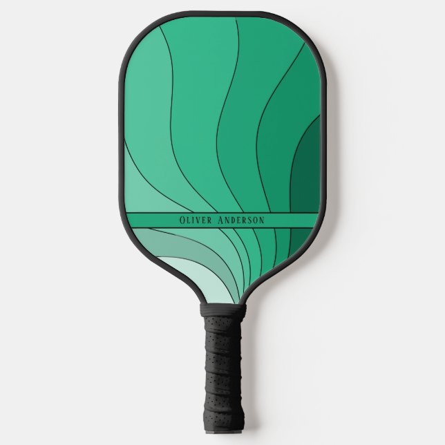 Palas De Pickleball Retro verde (Anverso)