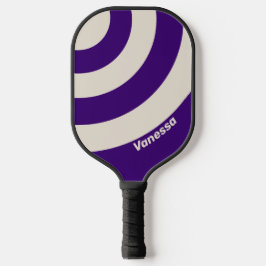 Palas De Pickleball Retro Vid de la Parra Tres Círculos con Nombre