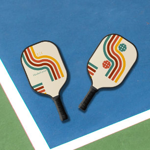 Palas De Pickleball Revival retro: Experimente los 70 con el rojo amar