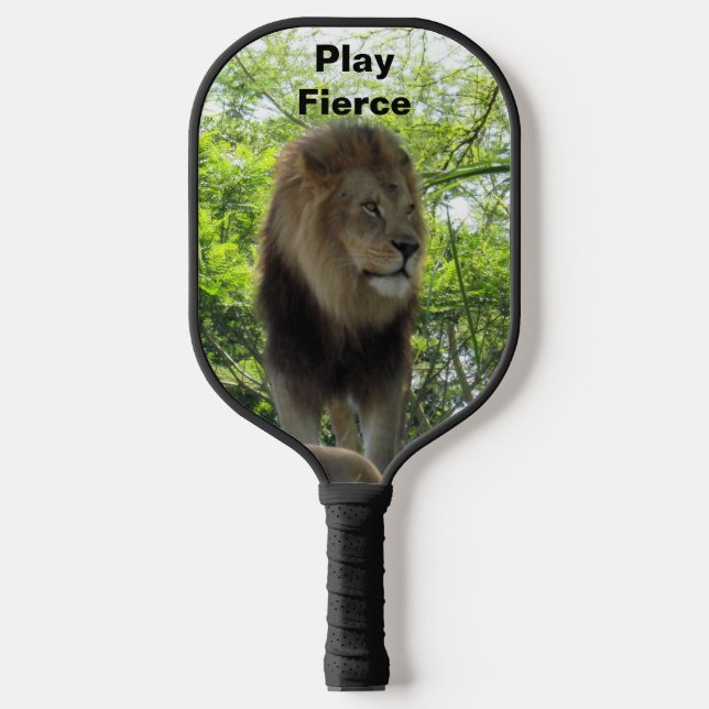 Palas De Pickleball Rey de la Selva - León Personalizable (Anverso)