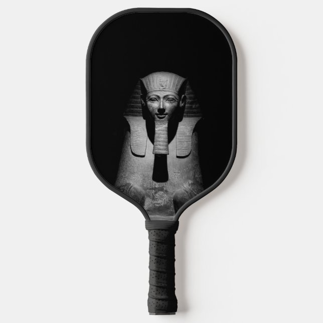 Palas De Pickleball Rey faraón blanco y negro (Anverso)