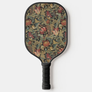 Palas De Pickleball Rich Floral Tapestry Brocade Antiguo Clásico