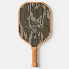 Palas De Pickleball Rifle clásico y cráneo de Bottomland Camo Vintage
