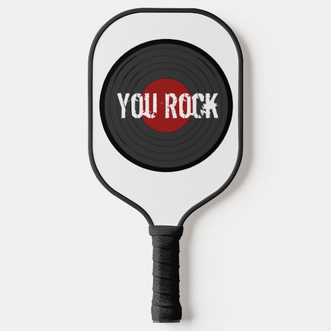 Palas De Pickleball Rock N Roll You Rock Personalizado (Anverso)