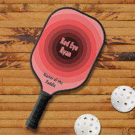 Palas De Pickleball Rojo Eye Ryan, círculos simétricos en rojo
