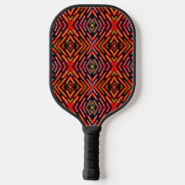 Palas De Pickleball Rojo Naranja Negro Fuego Personalizado 