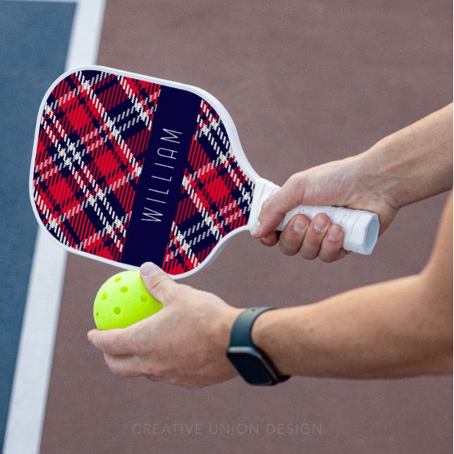 Palas De Pickleball Rojo y azul de Houndstap (Personalized pickleball paddle)